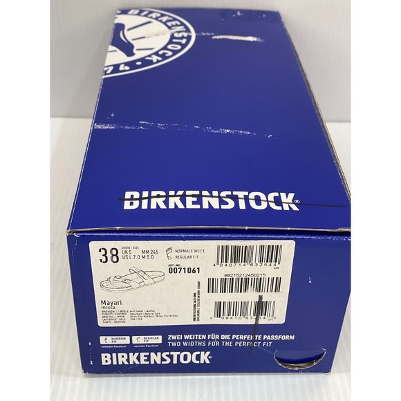 Birkenstock Mayari Birko Flor Regular width, Mocca Sandals Size 7 - Picture 9 of 9